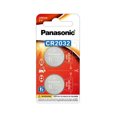 Baterija CR2032 PANASONIC 2/1