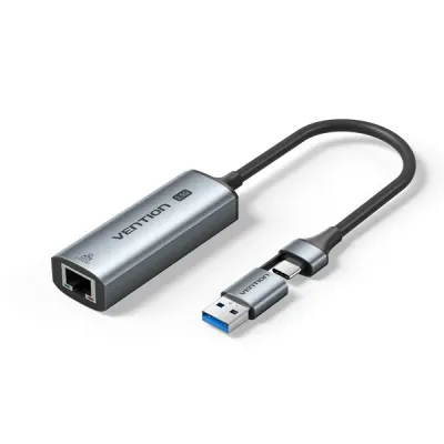 Mrežni internet adapter USB-A USB-C na RJ45 2.5G VENTION