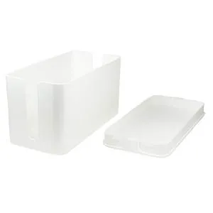 Zaštitna plastična kutija za produžne kablove LOGILINK bijela