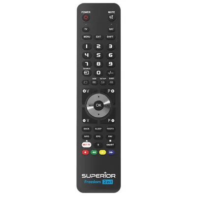 Univerzalni daljinski upravljač za TV SUPERIOR za dva uređaja