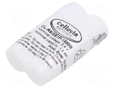 Baterija CL-R6/2S1P-1500B CELLEVIA BATTERIES