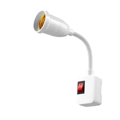 Fleksibilna lampa E27 za utičnicu sa prekidačem