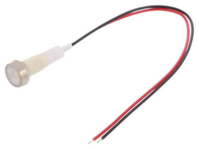 Signalna LED dioda bijela 10mm 230V