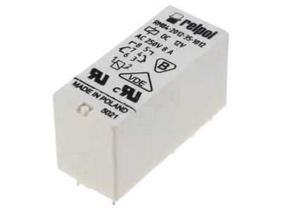 Elektromagnetni relej 12V DC 8A DPDT RM84-2012-35-1012