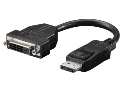 Adapter DisplayPort na DVI-I 1.2 15cm
