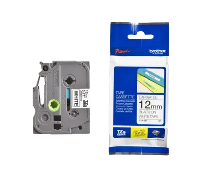 Zamjenska traka za naljepnice za printer BROTHER TZE231 12mm