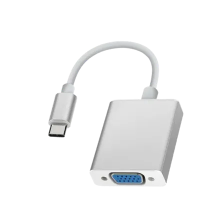 Adapter USB-C na VGA 15PIN bijeli
