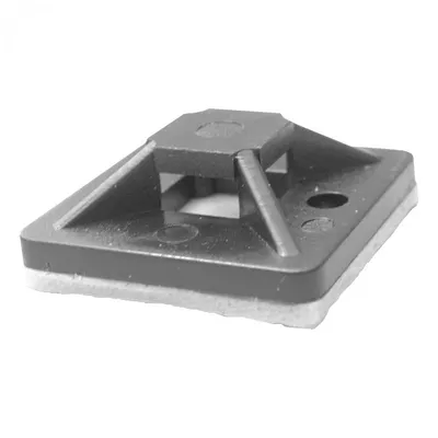 Samoljepljivi plastični nosač za vezice 100/1 25x25x7.5mm