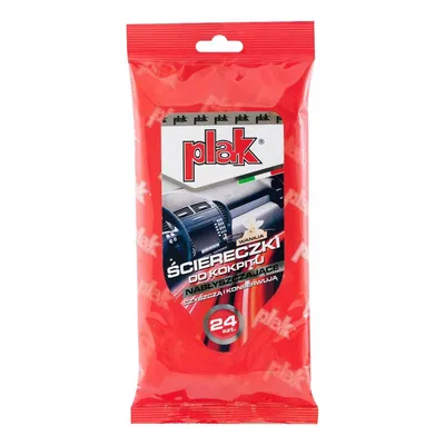 Vlažne maramice za čišćenje auto plastike i kokpita AMIO 24/1