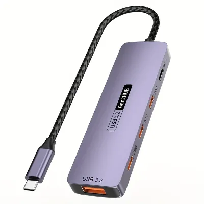 Razdjelnik USB-C HUB 3.2 Gen2 PD 100W 5u1