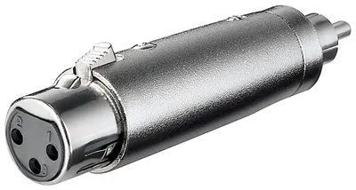 Audio adapter XLR 3 PIN na RCA Ž/M