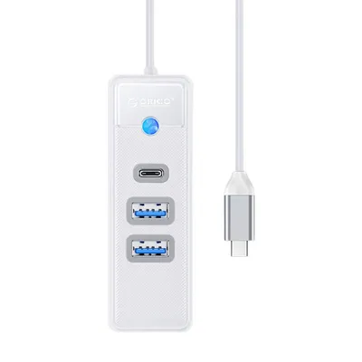 OTG USB-C HUB ORICO PWC2U-C3 3u1 15cm bijeli
