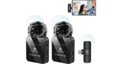 Bežični mikrofon bubica USB-C PULUZ PU648B SET 2/1