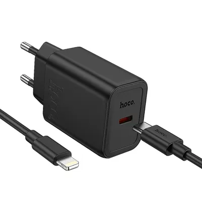 Punjač i kabal HOCO N60 USB-C na Lightning 20W