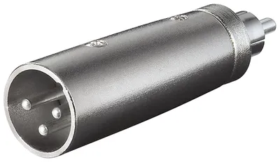 Audio adapter XLR 3 PIN na RCA M/Ž