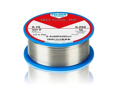 Tinol kalaj za lemljenje FELDER 0.75mm 250gr