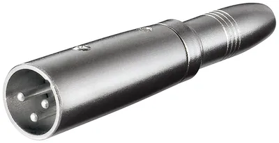 Audio konektor XLR 3 PIN na 6.3mm