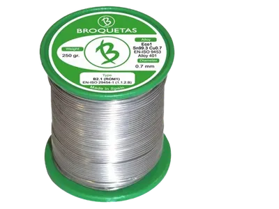 Tinol kalaj za lemljenje BROQUETAS 0.7mm 250gr