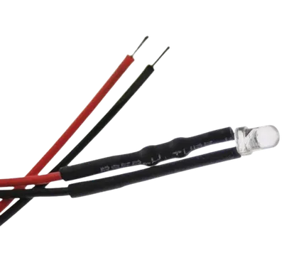 LED dioda sa kablom crvena 3mm
