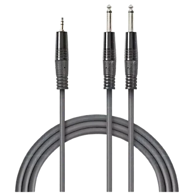 AUX kabal NEDIS 3m 2x6.35mm na 3.5mm