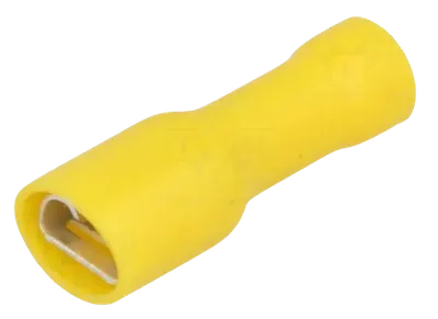 Spojnica za kabal krimp 4-6mm sa izolacijom žuta