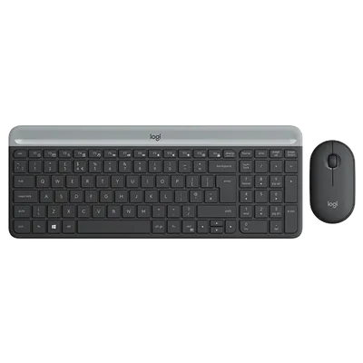 Set tastatura i miš LOGITECH MK470 Slim crna