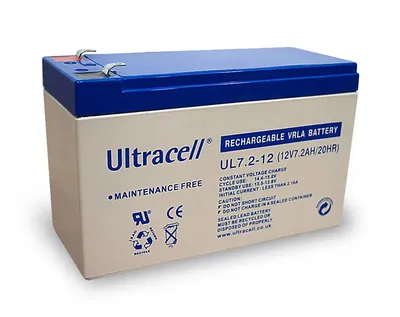 Akumulatorska olovna baterija 12V 7.2Ah ULTRACELL