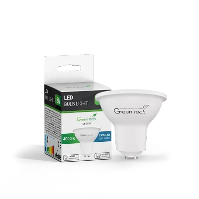 LED sijalica GU10 7W 3000K IP40 GREEN TECH
