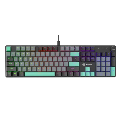 Mehanička USB žična gaming tastatura sa RGB osvjetljenjem MEETION MK009RDP crna