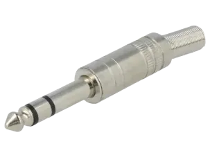 Audio konektor 6.3mm stereo muški