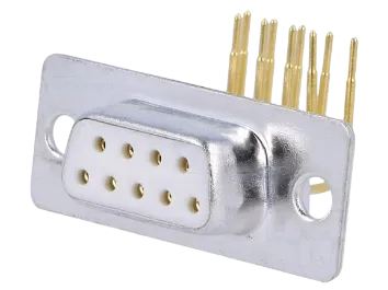 Ugaoni D-SUB konektor 9PIN DH09F