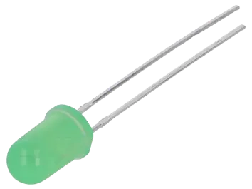 LED dioda zelena 5mm ZELENA LL-503GD2E-1A 9-15MCD