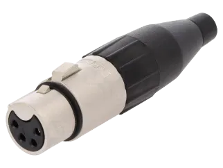 Audio konektor XLR 4 PIN AMPHENOL