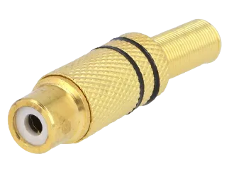 Audio konektor RCA NINIGI CC-108 crni