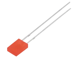 LED dioda crvena 2x4.95x6.96mm 2.6V