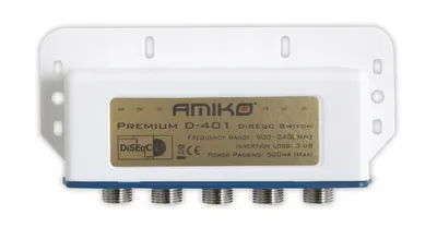 Diseqc sklopka 4 ulaza sa kučištem Amiko D-401