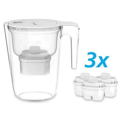 Bokal za filtaranje vode PHILIPS AWP2933WHT3 sa 3 filtera