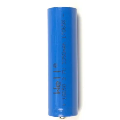 Punjiva baterija 18650 WELL 3.7V 3350mAh