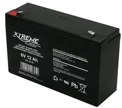 Akumulatorska olovna baterija 6V 12Ah XTREME