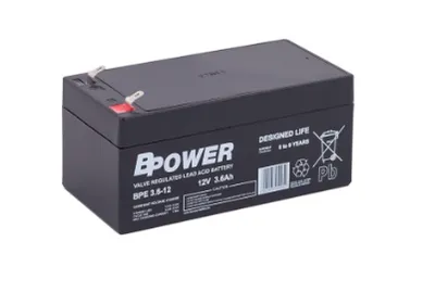 Akumulatorska olovna baterija 12V 3.6Ah BPOWER