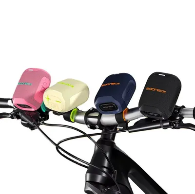 Prijenosni bluetooth zvučnik sa zakačkom za bicikl radio SOONBOX S500 plavi