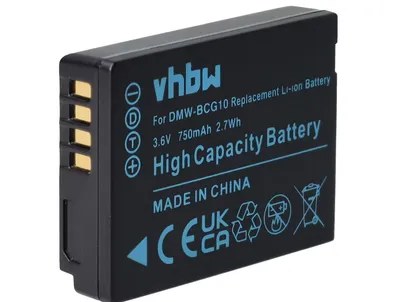 Baterija za fotoaparat PANASONIC BCG10E 3.6V 750mAh