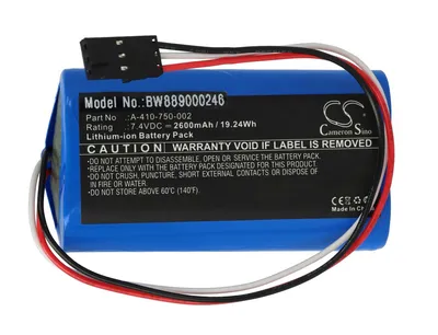 Baterija za medicinski uređaj COSMED PONY FX NTA2531 7.4V 2600mAh