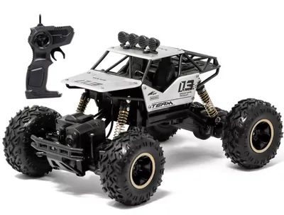 Moćni dječiji autić sa daljinskim upravljačem OFFROAD 4WD sivi