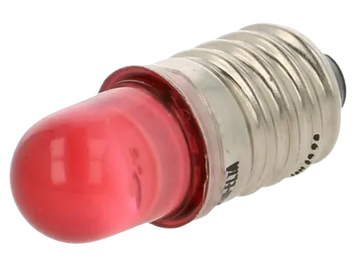 Sijalica minijaturna LED E10 crvena 230V