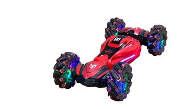 Dječiji autić sa daljinskim upravljačem RC Stunt 360 rotacija crveni