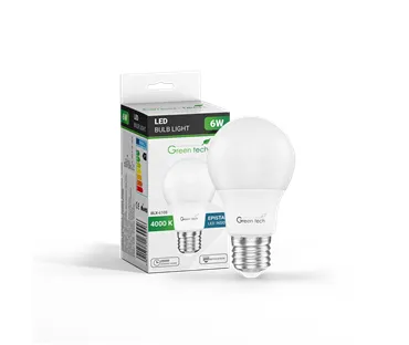 LED sijalica E27 6W 4000K GREEN TECH