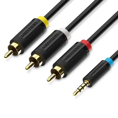 Audio kabal AUX na 3 x RCA stereo VENTION 1.5m