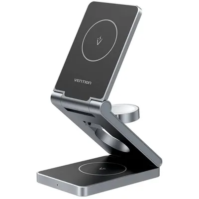 Magnetni punjač za telefon, sat i slušalice 3u1 23W VENTION