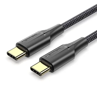 Kabal USB-C na USB-C 100W sa LED indikatorom VENTION 0.5m